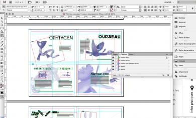 du temps sur indesign