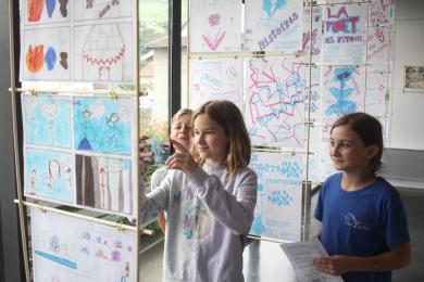 la découverte de l'expo