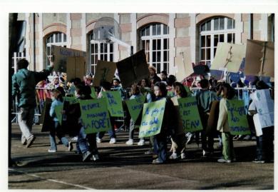 Photo prise durant le carnaval à l'école primaire.