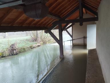 Inondation au lavoir de Frétigney-et-Velloreille