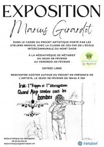 Affiche réalisée par la médiathèque de Métabief