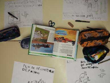 Atelier dessin et recherche de forme