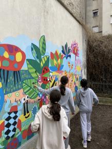 Photo personnelle prise lors de mon premier atelier à l'école (27 février 2024)