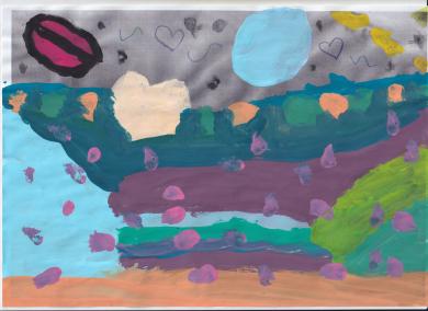 peinture sur photo