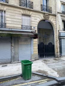 Photo personnelle de l'entrée du 16 rue Marx Dormoy