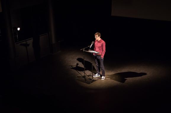 Lecture de Mathieu Simonet - Maison de la Poésie - Crédit : Salim Santa Lucia 